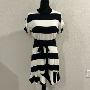 LOFT Striped Mini Dress